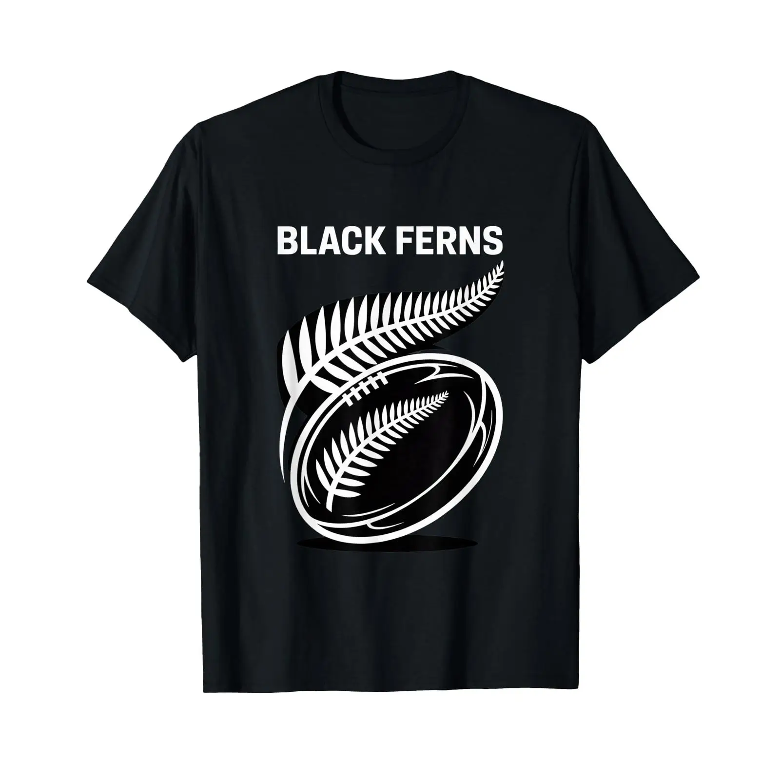 Women'S Fashion Rugby Top - ニュージーランドラグビーレディースブラックフェーンズメンズTシャツヴィンテージウォッシュドファッション多用途トップス普段着用スタイリッシュオムユニセックス