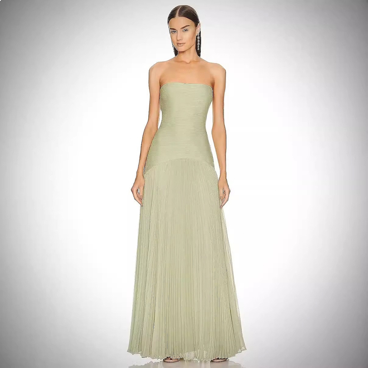 Ruched Dress Mini - ファッション ルーシュド チューブトップドレス 夏 春 カジュアル