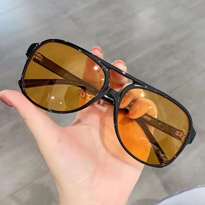 Women'S Fashion Eyeglasses - レトロサングラス メンズ レディース ラージフレーム クラシック 90年代