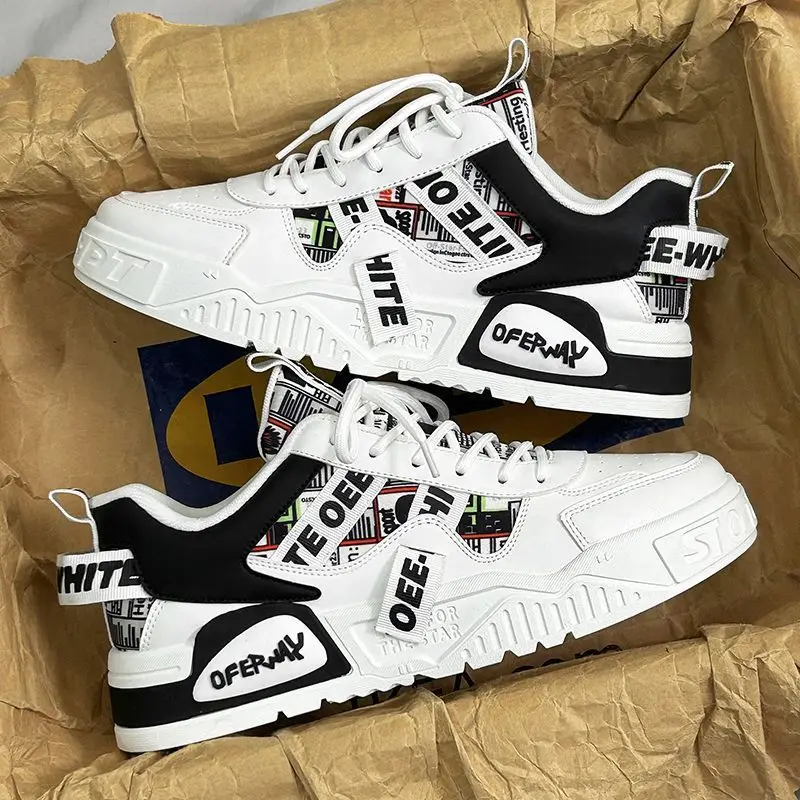 Women'S Fashion Tennis Shoes - カジュアルファッションレザースニーカー新しいスケートボードメンズシューズアウトドアランニングスポーツシューズハイキングテニスプラットフォーム高級靴