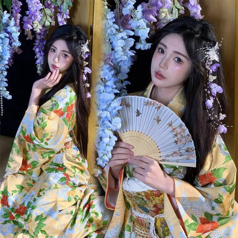 Women'S Fashion Kimono - 夏のファッション写真撮影服パーティードレス着物女性日本の伝統的な浴衣羽織着物コスプレブラウスガウン女性