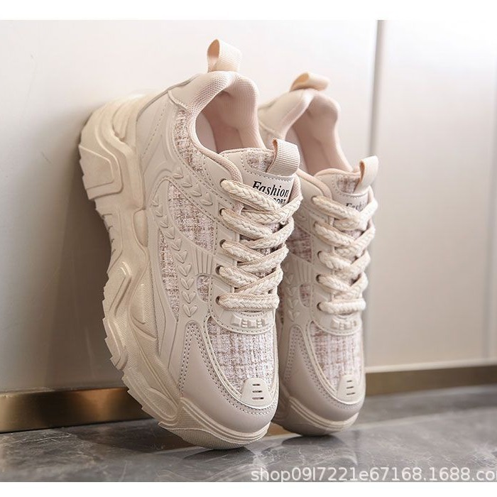 Women'S Fashion Tennis Shoes - レディーススニーカー 20245新作 ファッションチャンキースニーカー レディース アウトドア テニス