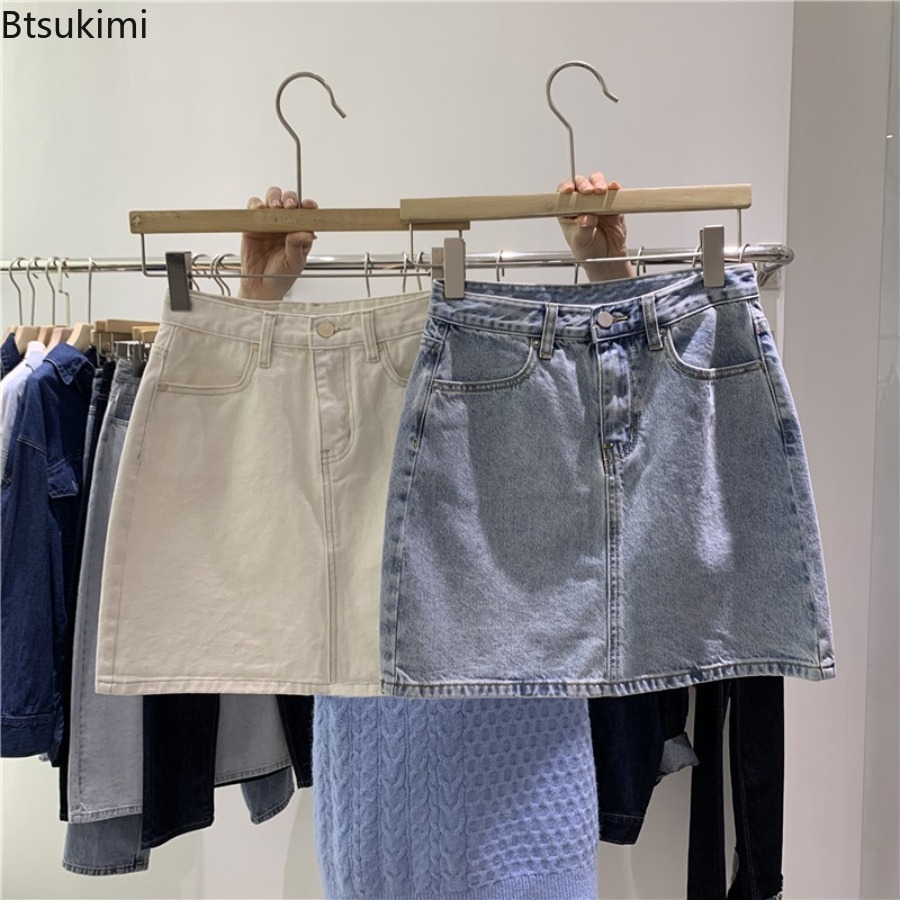 Women Fashion Jeans - 2026年夏新作 レディースデニムショートスカート ハイウエスト セクシー タイト バッグヒップスカート
