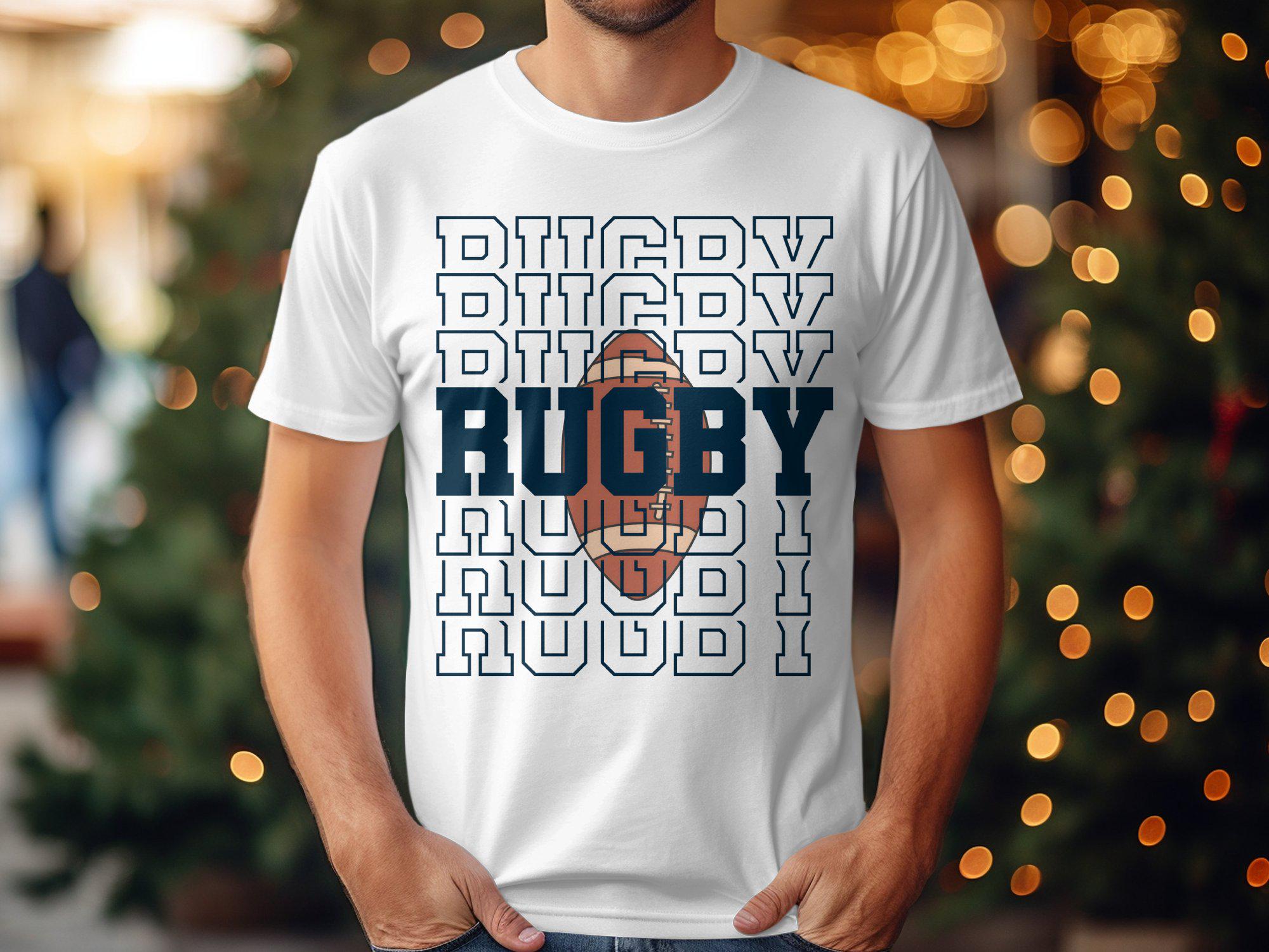 Women'S Fashion Rugby Top - リラックスした着心地でファッショナブルな、ゆったりとした快適なトップス。ラグビー柄のTシャツ：男女兼用のスポーツTシャツ。
