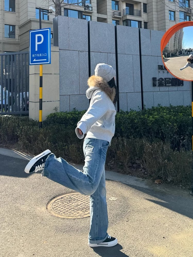 Women'S Fashion Utility Pants - ローライズジーンズ Y2K 2000年代服 カーゴポケット マルチポケット ユーティリティワークウェア