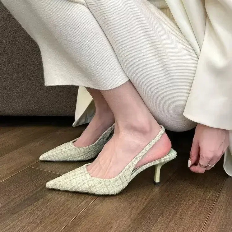 Women'S Fashion Brand Shoes - パンプス シューズ ファッションブランド デザインニット 5cmヒール 女性用