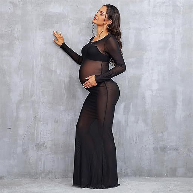 2026年新作妊婦服スリムマタニティドレス写真撮影用サマーシ - Women Fashion Photoshoot のレビューと価格