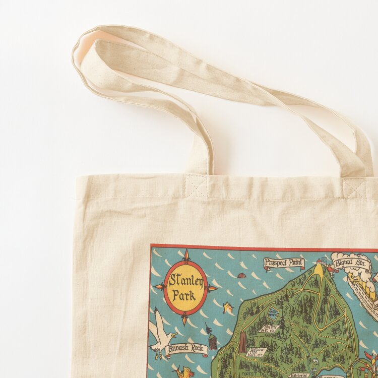 1938年バンクーバーのスタンレーパークのヴィンテージ地図入 - Women'S Fashion Vancouver のレビューと価格