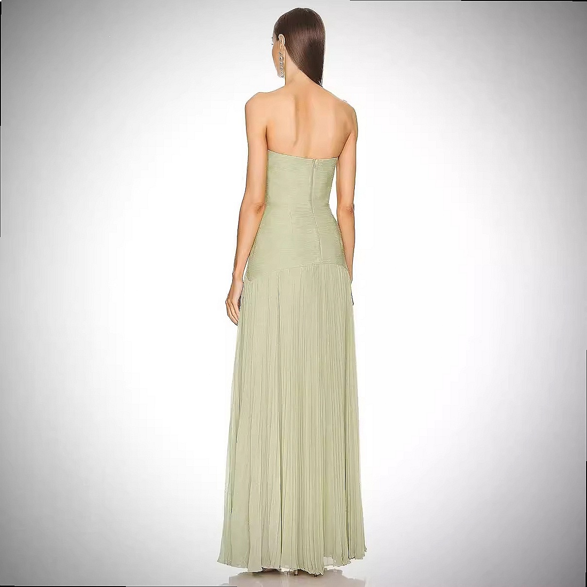 ファッション ルーシュド チューブトップドレス 夏 春 カジ - Ruched Dress Mini のレビューと価格