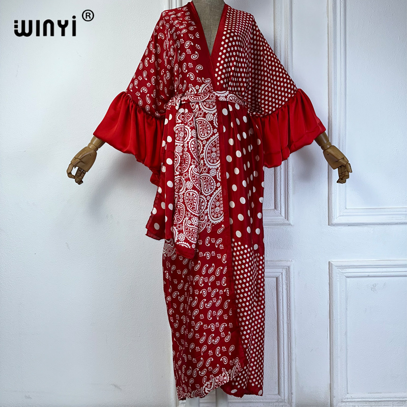 WINYI 夏着物パーティードレスビーチウェア水着カバーアッ - Women'S Fashion Kimono のレビューと価格