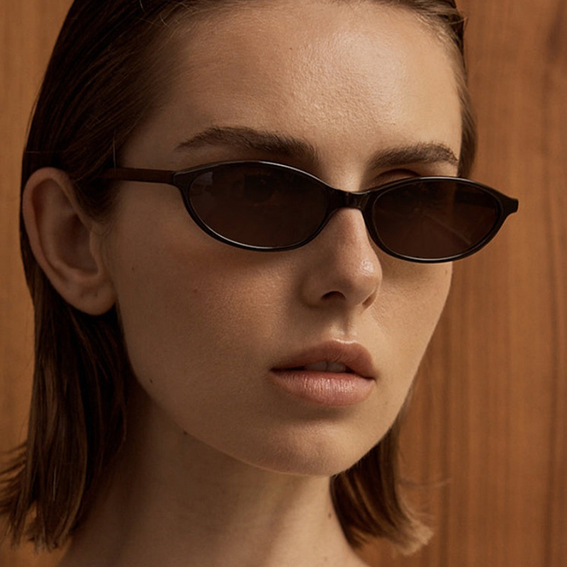 新しいレトロオーバルキャットアイサングラス女性用 Y2k ト - Women'S Fashion Eyewear のレビューと価格