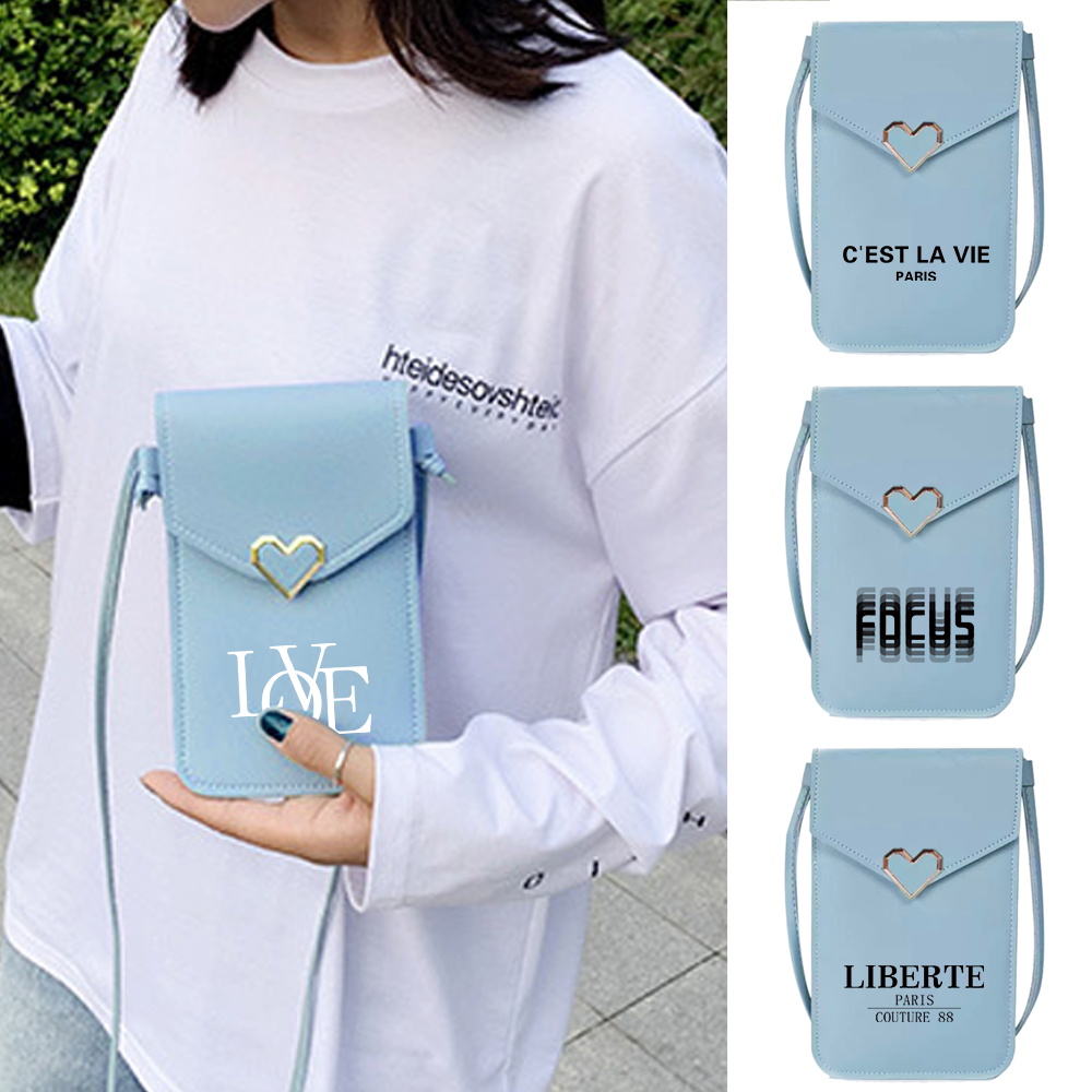 ファッションクロスボディ電話バッグポータブル女性多機能オーガ - Women Fashion Visiting Card のレビューと価格