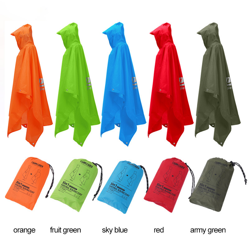 3 で 1 屋外レインコートフード付きスリーブロング防水レイ - Women'S Fashion Rain Jacket のレビューと価格