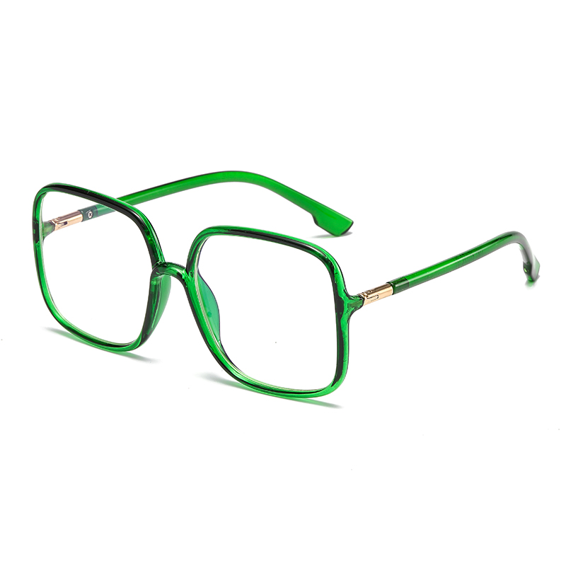 特大スクエア型ブルーライトカットメガネ 男女兼用、小顔効果あ - Women'S Fashion Eyeglasses のレビューと価格
