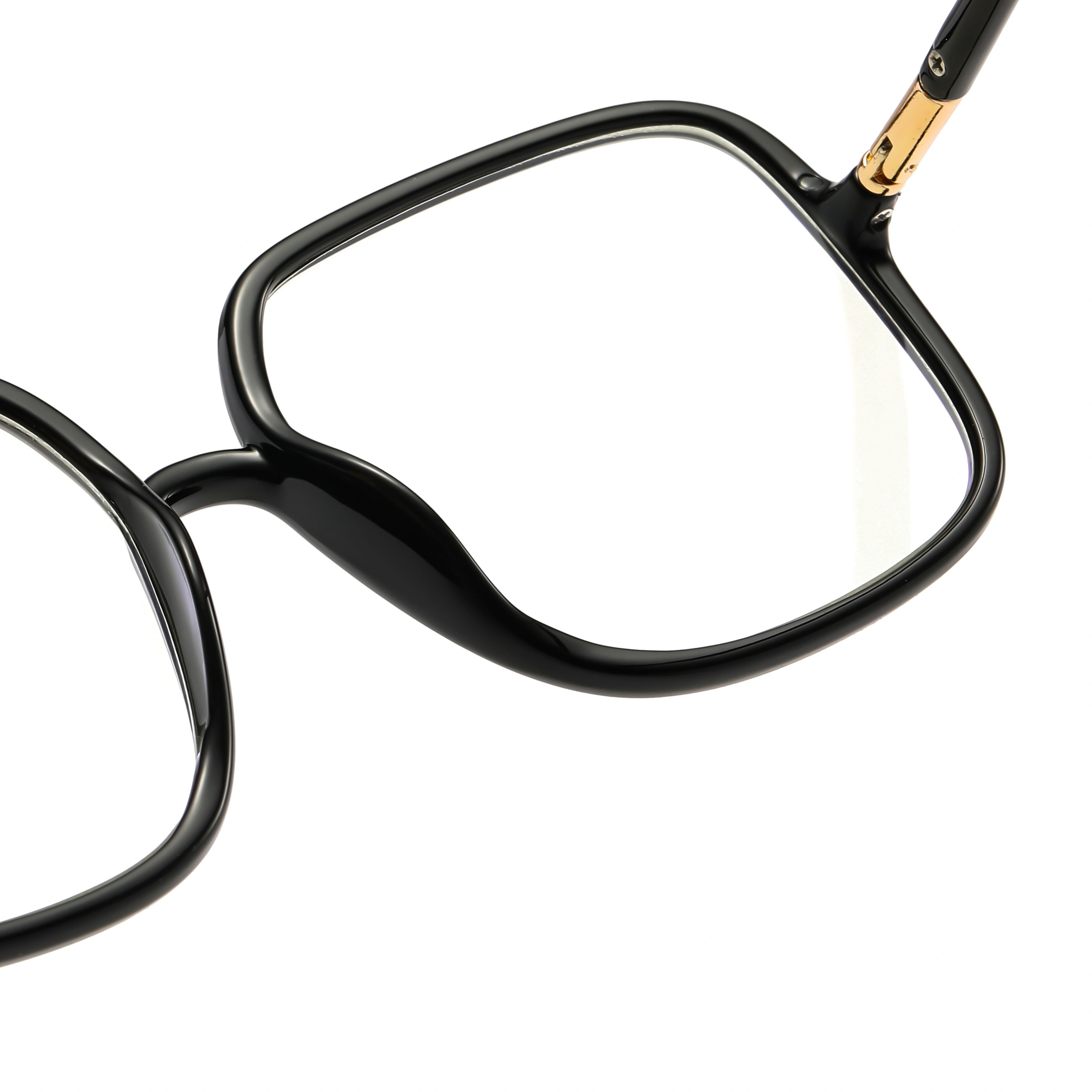 特大スクエア型ブルーライトカットメガネ 男女兼用、小顔効果あ - Women'S Fashion Eyeglasses のレビューと価格