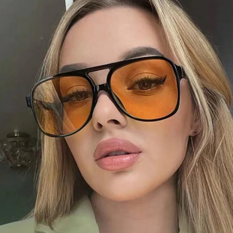 レトロサングラス メンズ レディース ラージフレーム クラシ - Women'S Fashion Eyeglasses のレビューと価格