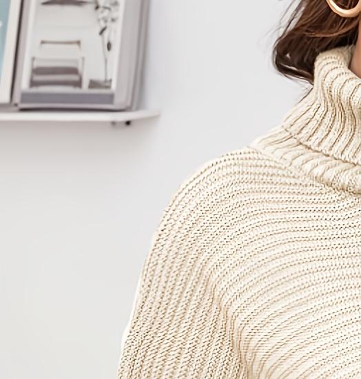 プラスサイズの女性用タートルネックセータードレス – 秋冬用 - Turtleneck Bodysuit のレビューと価格