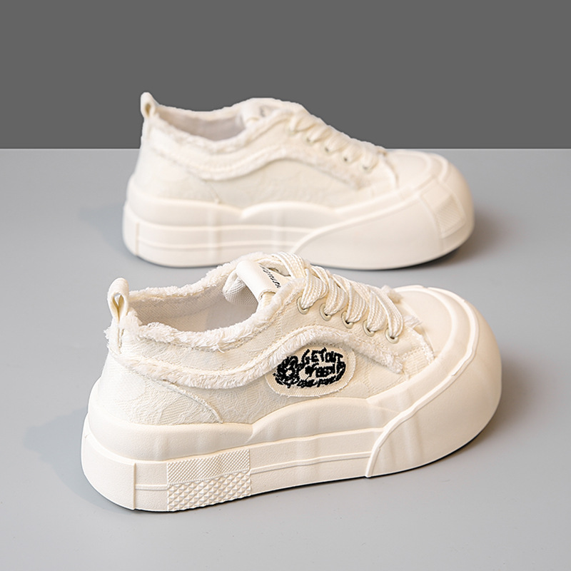 女性のカジュアルプラットフォームスニーカー,白いテニスシュー - Women'S Fashion Tennis Shoes のレビューと価格