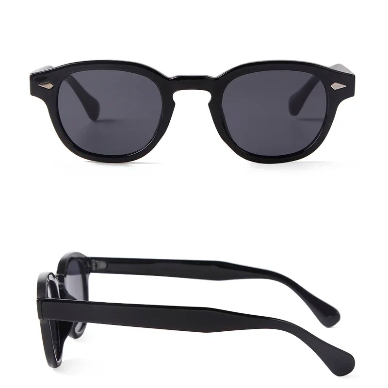 ヴィンテージラウンドサングラス女性男性レトロリベットグラデー - Women'S Fashion Eyewear のレビューと価格
