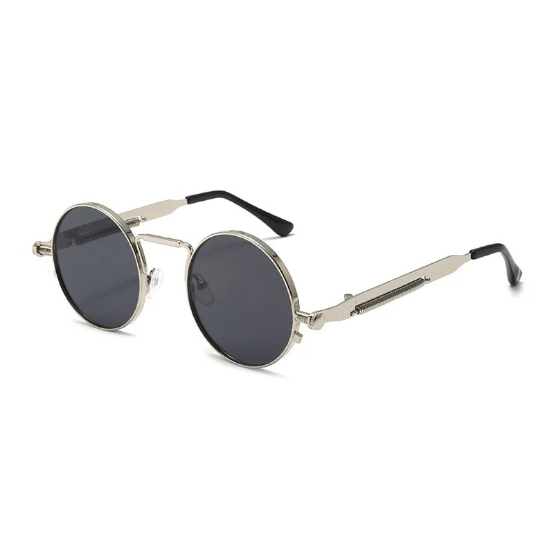 ヴィンテージメタルフレームラウンドサングラス女性男性パンク円 - Women'S Fashion Eyewear のレビューと価格