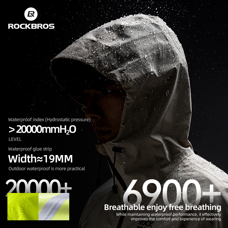 Rockbros-男性と女性のための防水サイクリングジャケッ - Women'S Fashion Rain Jacket のレビューと価格