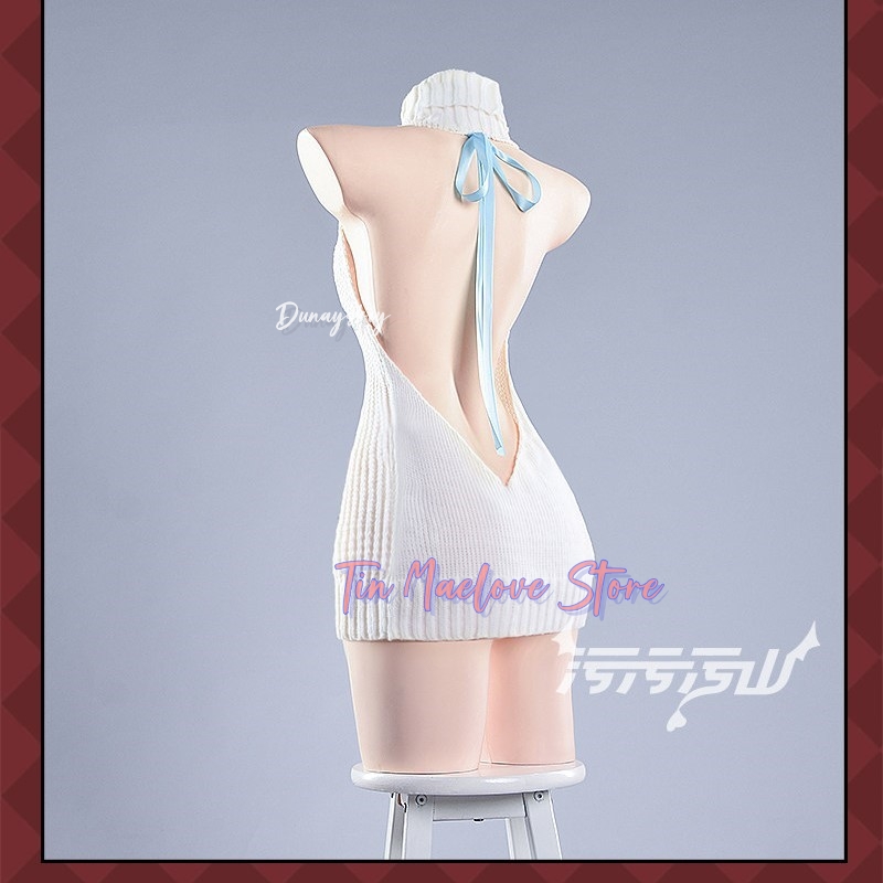 ブルーアーカイブ キサキ 猫耳バックレスセーター アニメ 暖 - Turtleneck Bodysuit のレビューと価格