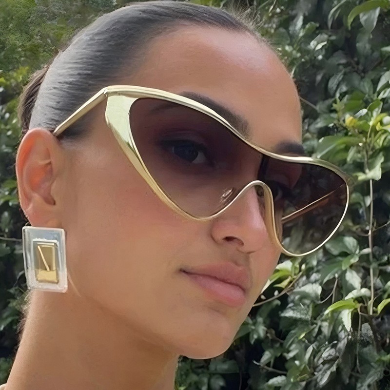 リムレス Y2K スタイルサングラス長方形ファッション人気女 - Women'S Fashion Eyeglasses のレビューと価格