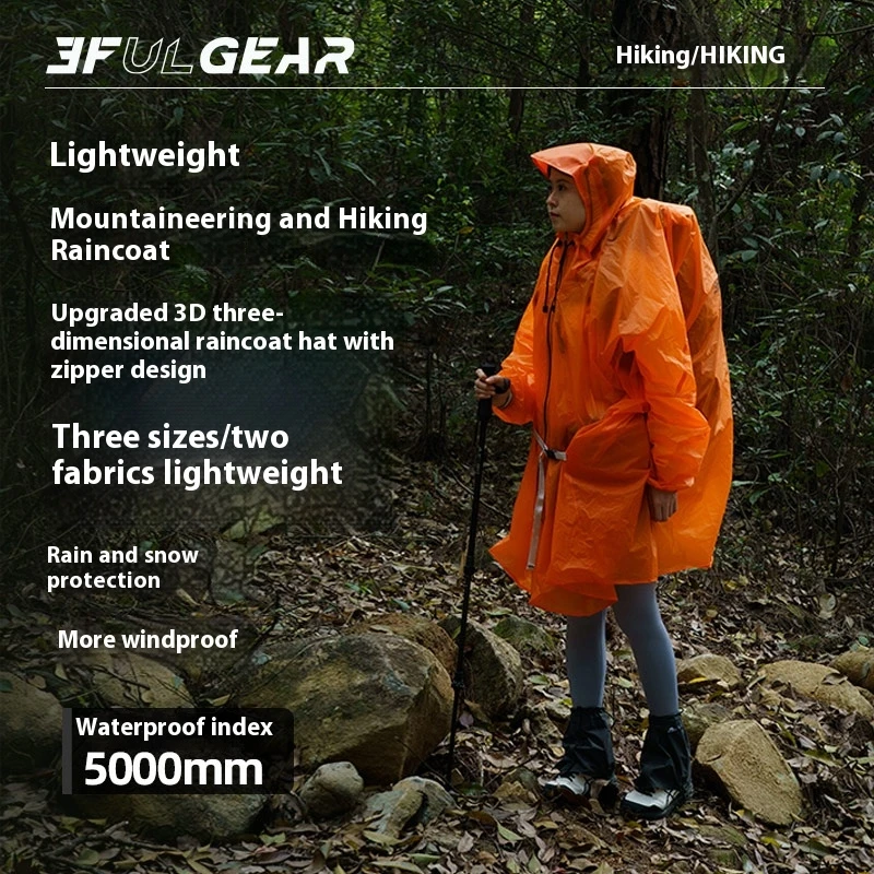 3F UL GEAR ジッパーレインコート 15D ナイロン - Women'S Fashion Rain Jacket のレビューと価格
