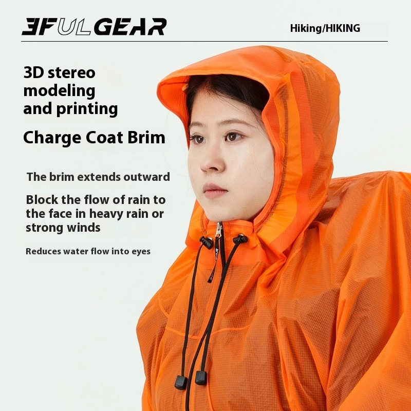 3F UL GEAR ジッパーレインコート 15D ナイロン - Women'S Fashion Rain Jacket のレビューと価格