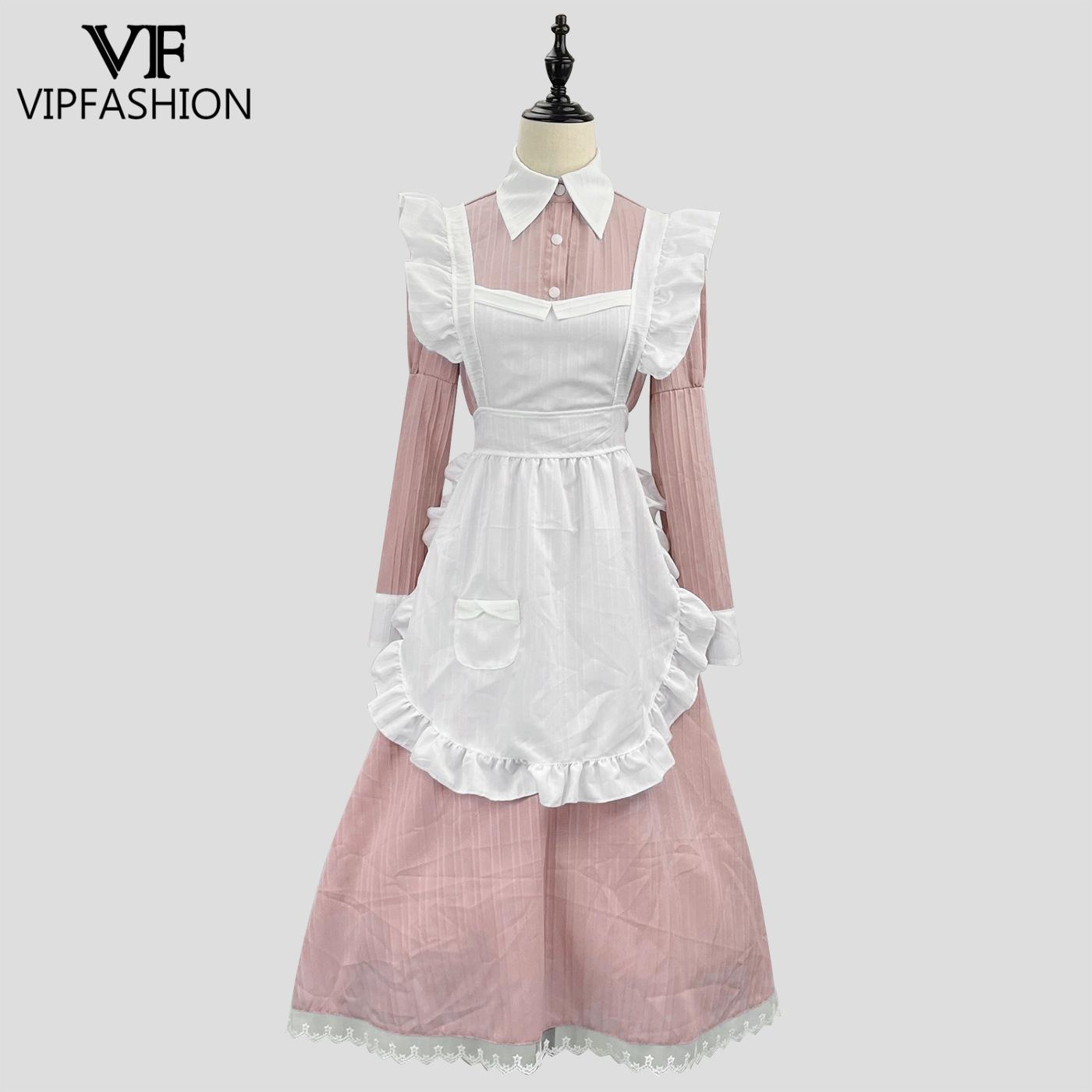 VIP ファッションビクトリア朝のメイドドレスロリータコスプ - Women Fashion Japan のレビューと価格