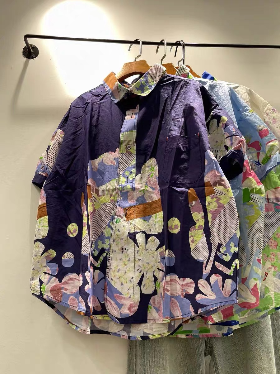 バスト 120 センチメートルオリジナルデザイン純綿オーバー - Women Fashion Japan のレビューと価格