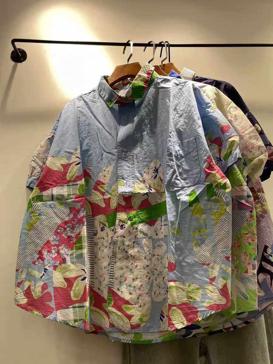 バスト 120 センチメートルオリジナルデザイン純綿オーバー - Women Fashion Japan のレビューと価格