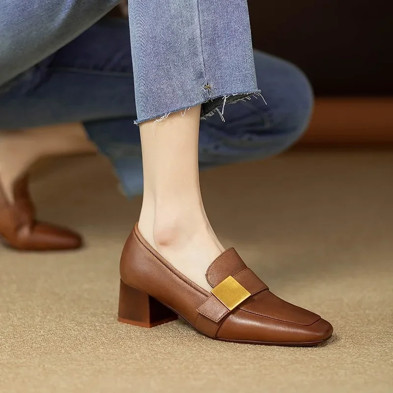 レディースファッションレザーパンプス エレガント スリッポン - Women Fashion Jeans のレビューと価格