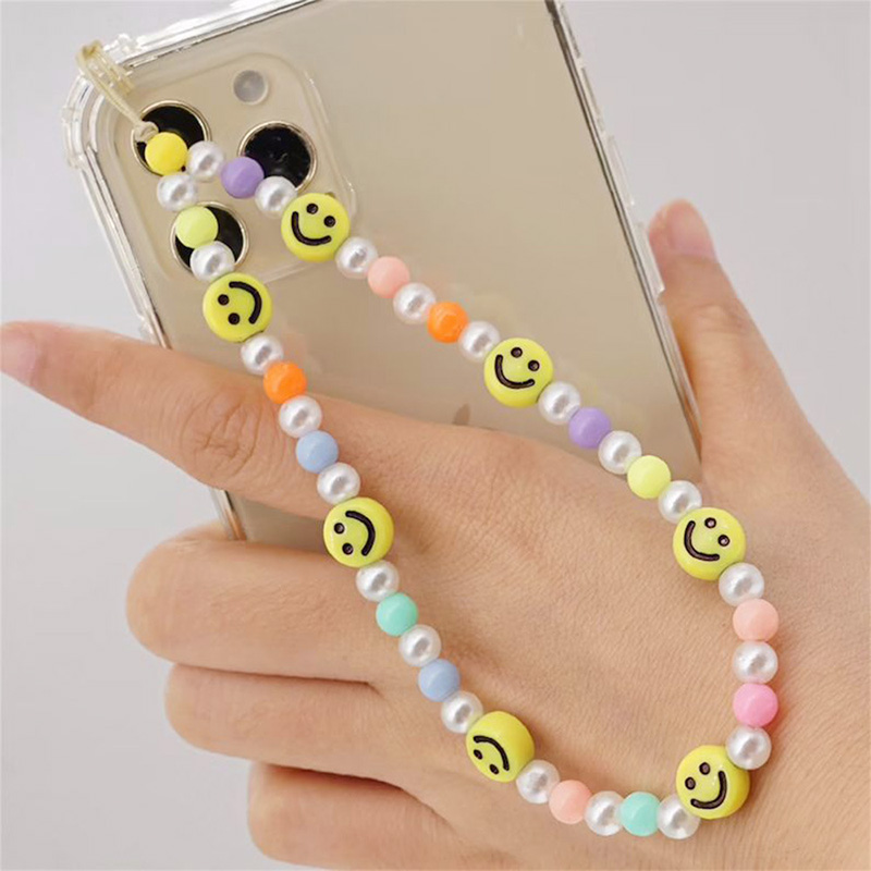 フルーツチャーム付き携帯電話チェーン,アクリル樹脂ストラップ - Fashion Women Picture のレビューと価格