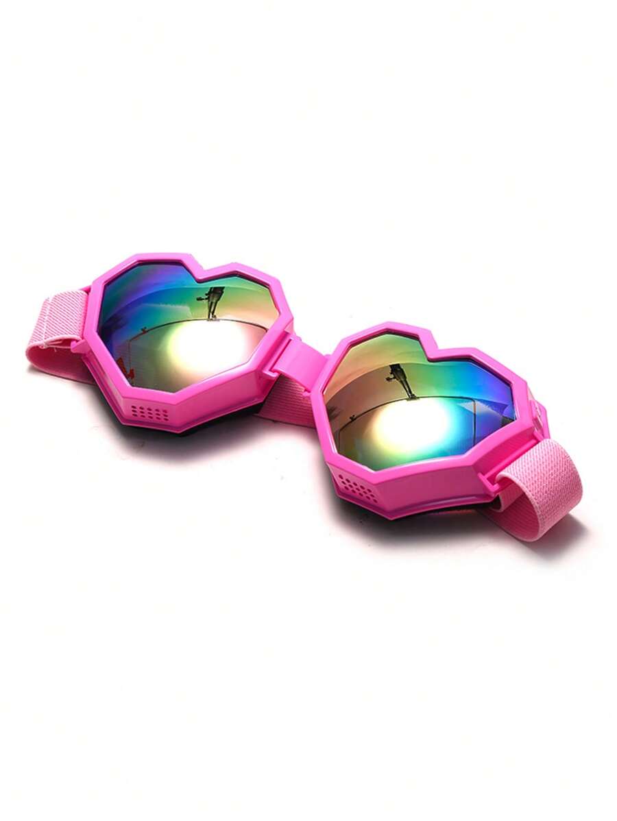 特大ハート型ファッションサングラス女性用 Y2K スタイルミ - Women'S Fashion Eyeglasses のレビューと価格