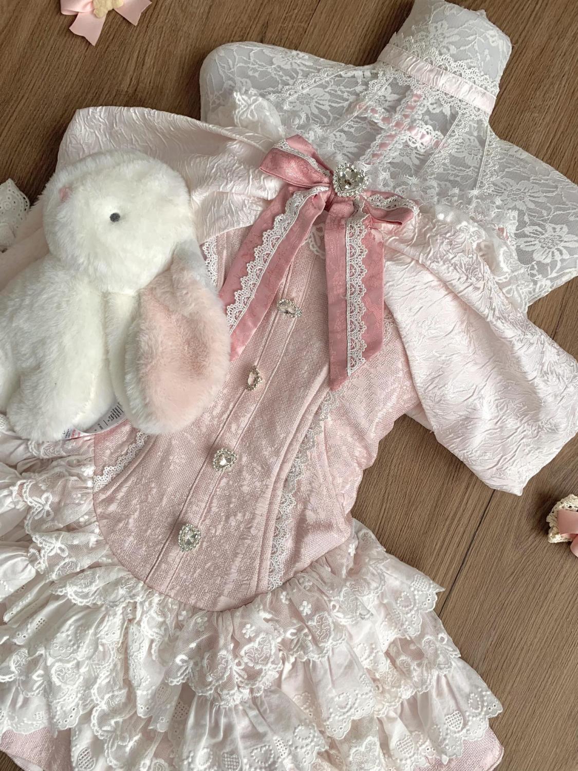 夏の日本のY2Kスイートカワイイロリータエレガントドレス女性 - Ruched Dress Mini のレビューと価格