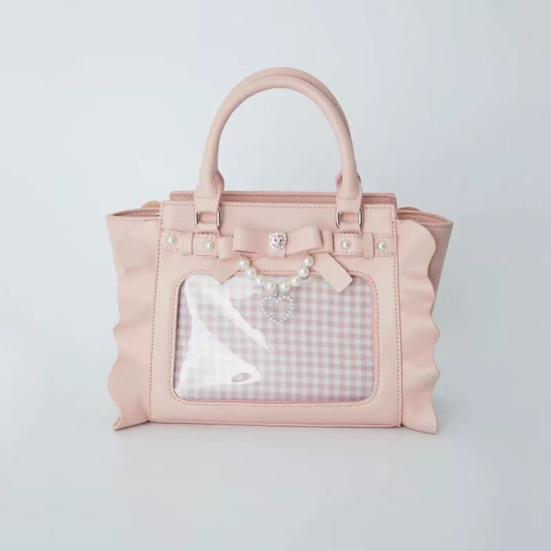 日本製量産スイートロリータボウラインストーンフリルエッジハン - Women Fashion Japan のレビューと価格