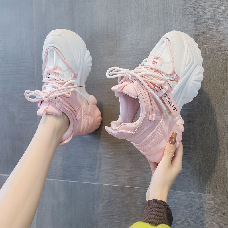 レディースシューズ カジュアルシューズ 春スニーカー プラッ - Women'S Fashion Tennis Shoes のレビューと価格