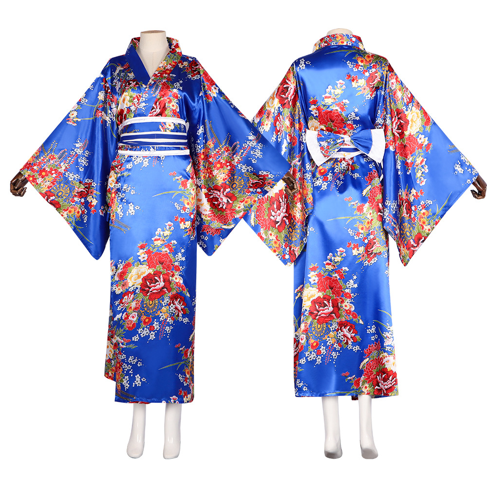 日本の着物バスローブ女性フォーマルドレス伝統的な日本スタイル - Women'S Fashion Kimono のレビューと価格