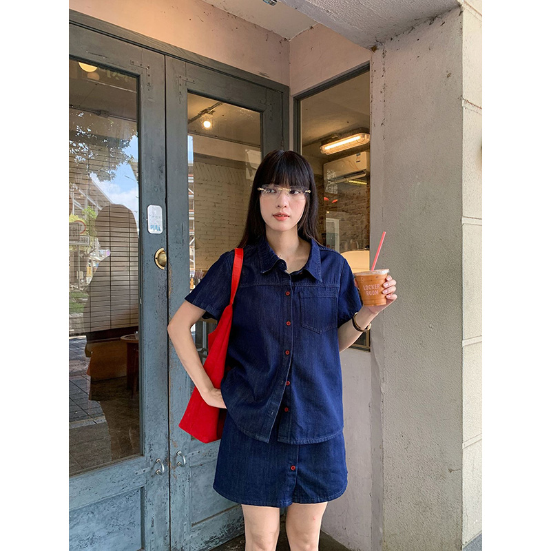 Benuynffy レトロ半袖デニムシャツ女性 2026 夏 - Women Fashion Jeans のレビューと価格