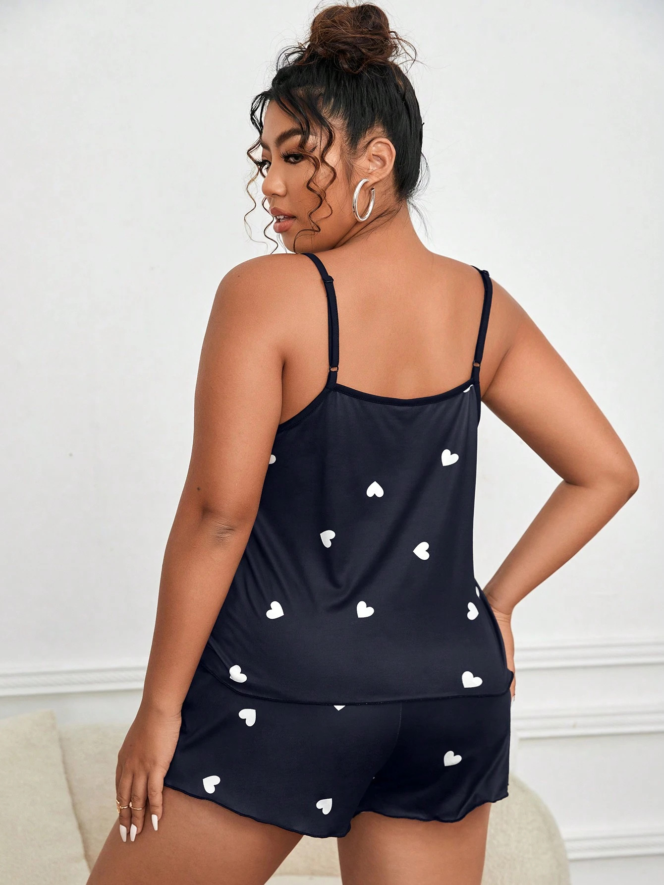 2 ピースパジャマセット女性用パジャマクロップトップ + シ - Women Fashion Images のレビューと価格