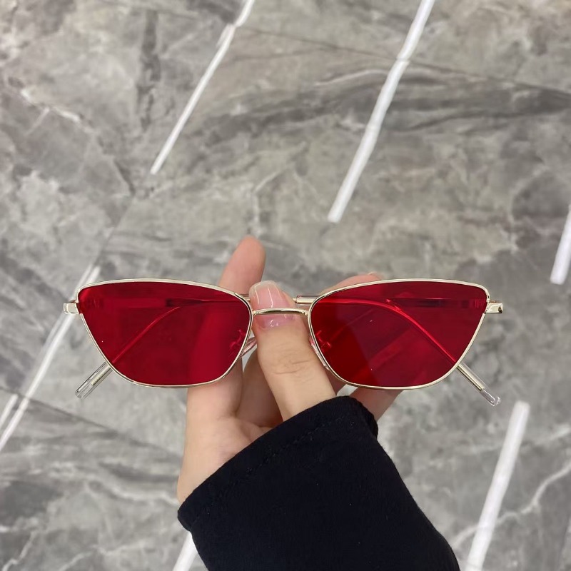 ファッショナブルな菱形メタルサングラス（女性用）、ストリート - Women'S Fashion Eyewear のレビューと価格