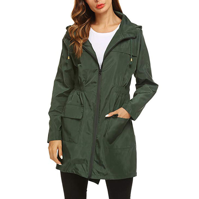 女性用防水ジャケット,防風・防風,カジュアル,ルーズフィット - Women'S Fashion Rain Jacket のレビューと価格