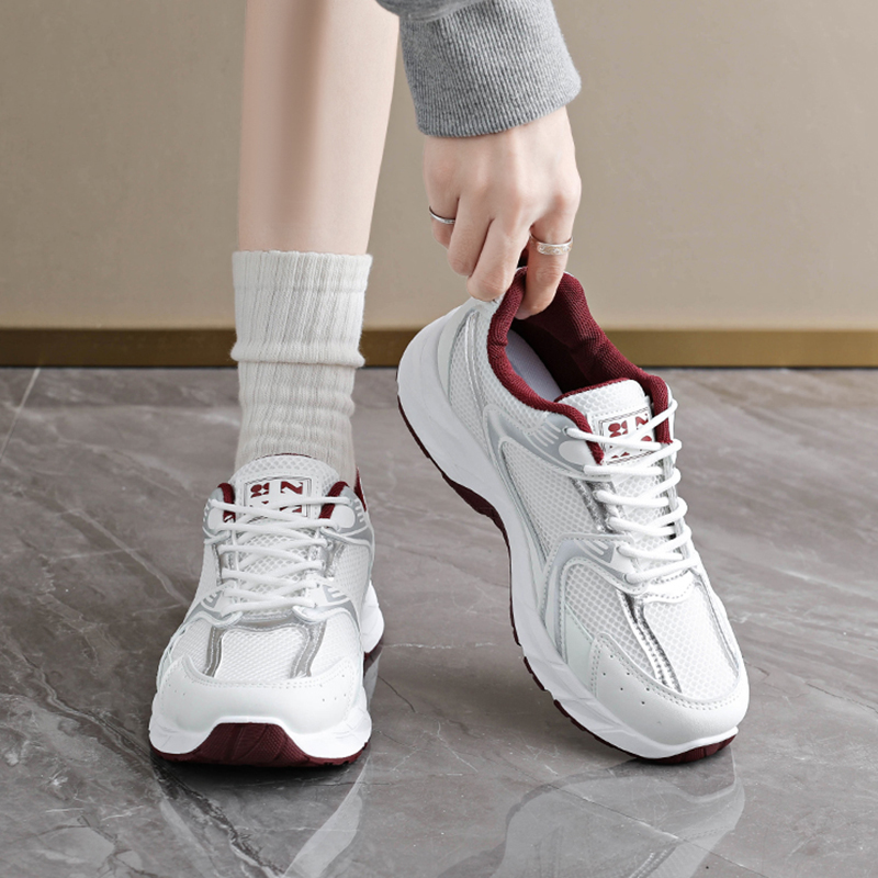 ファッションデザイナープラットフォームスニーカー女性通気性メ - Women'S Fashion Tennis Shoes のレビューと価格
