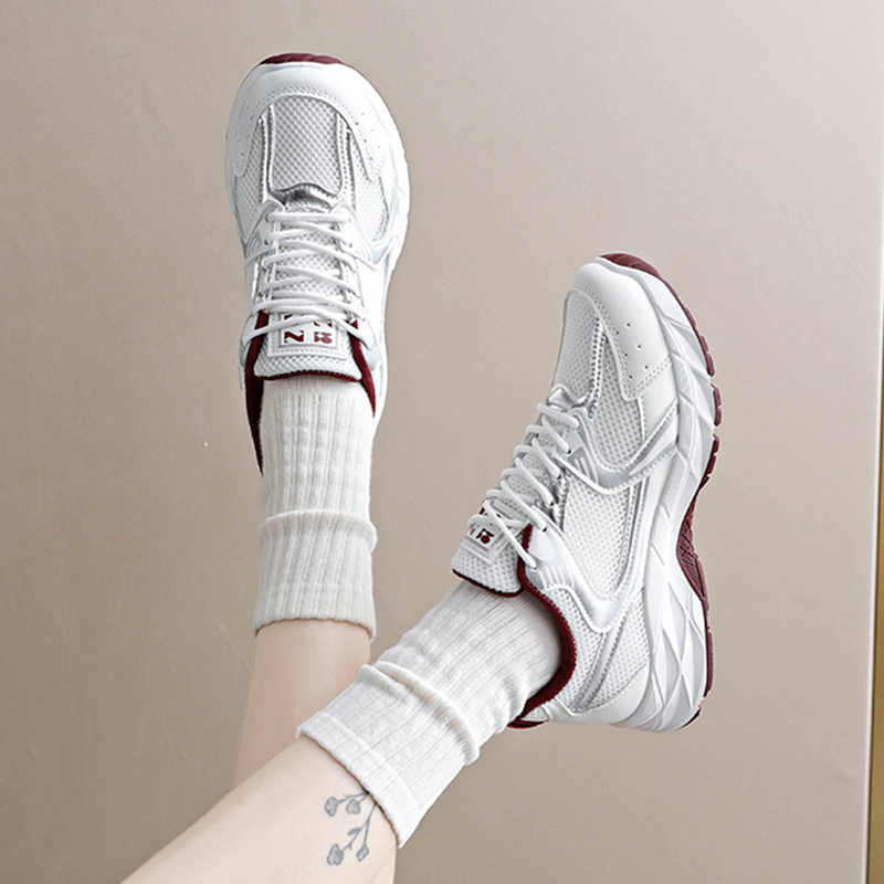 ファッションデザイナープラットフォームスニーカー女性通気性メ - Women'S Fashion Tennis Shoes のレビューと価格