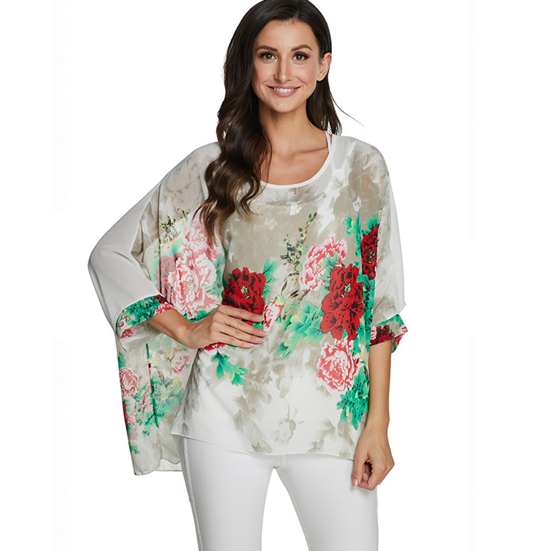 BHflutter camisas mujer 2020 女 - Women'S Fashion Kimono のレビューと価格