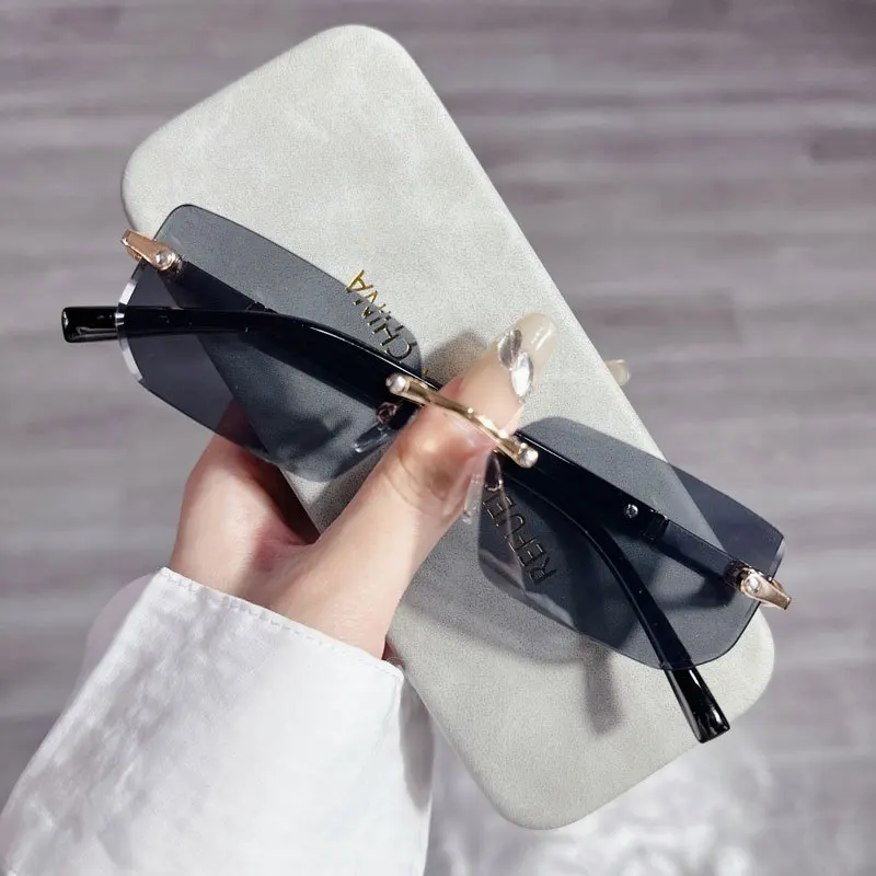 ファッション長方形サングラス男性女性ブルーライト遮断目の保護 - Women'S Fashion Eyewear のレビューと価格