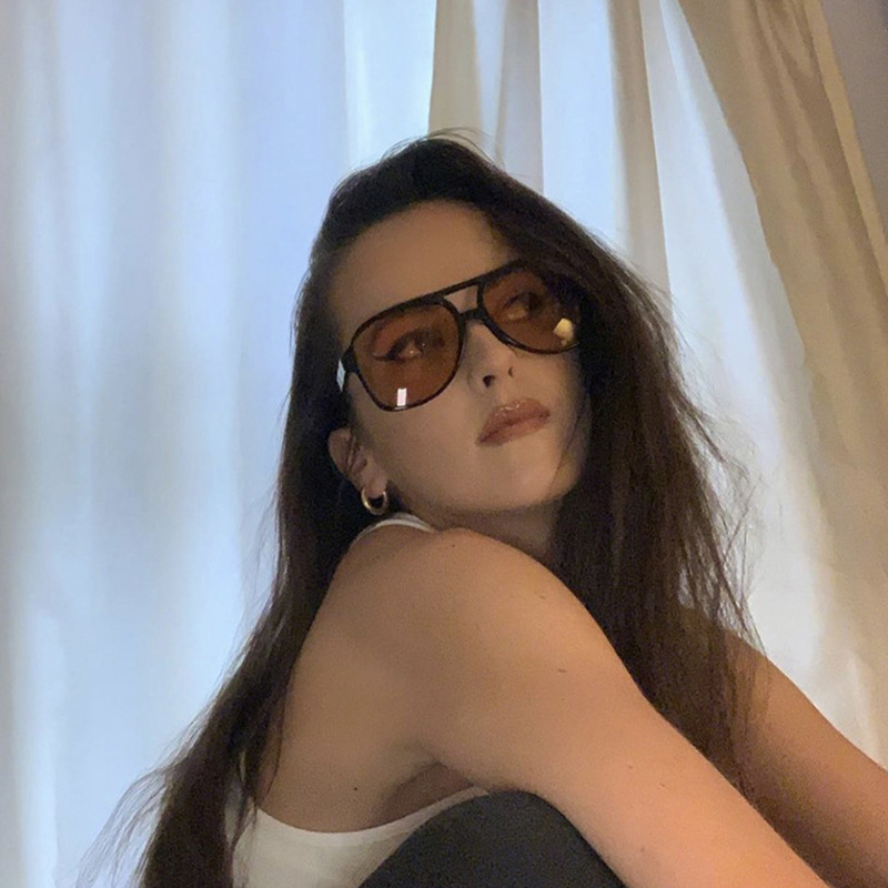 新しいヴィンテージクラシックデザイナーダブルブリッジパイロッ - Women'S Fashion Eyewear のレビューと価格