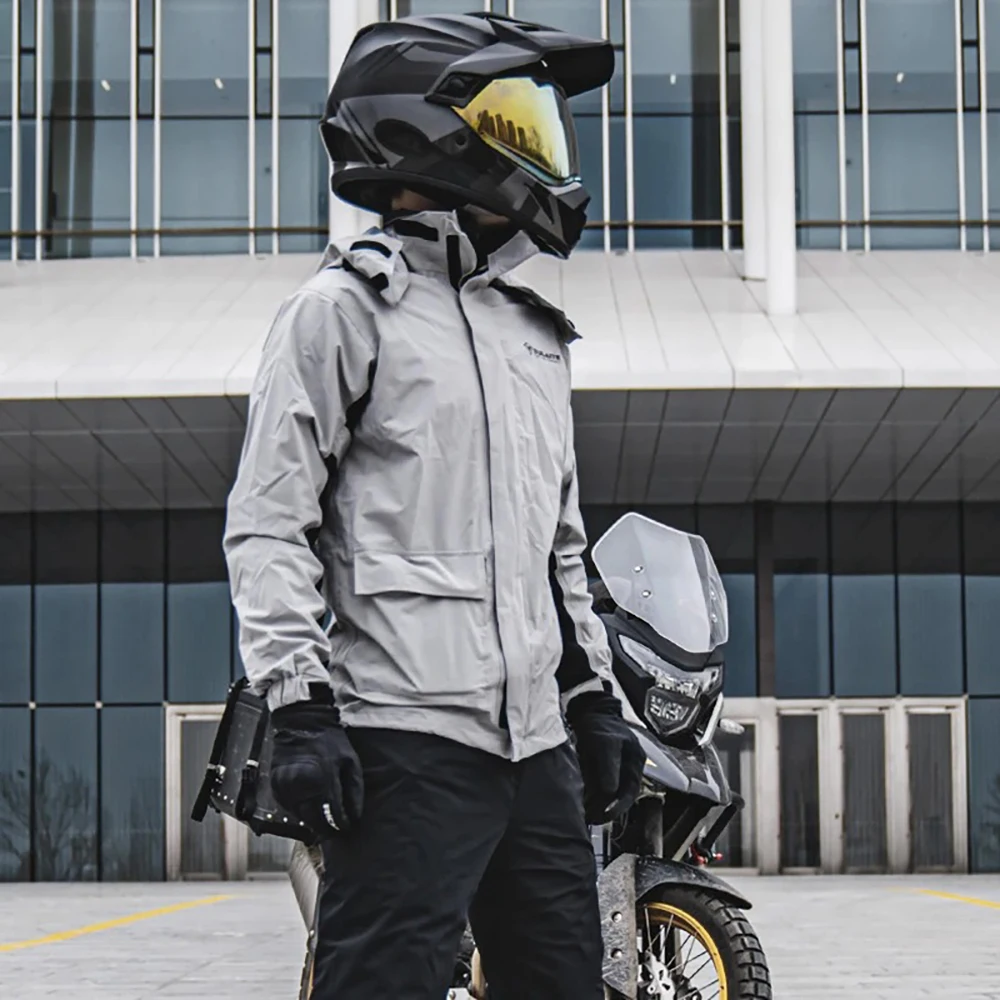 男性と女性のためのオートバイのレインコート,ライダースーツ, - Women'S Fashion Rain Jacket のレビューと価格