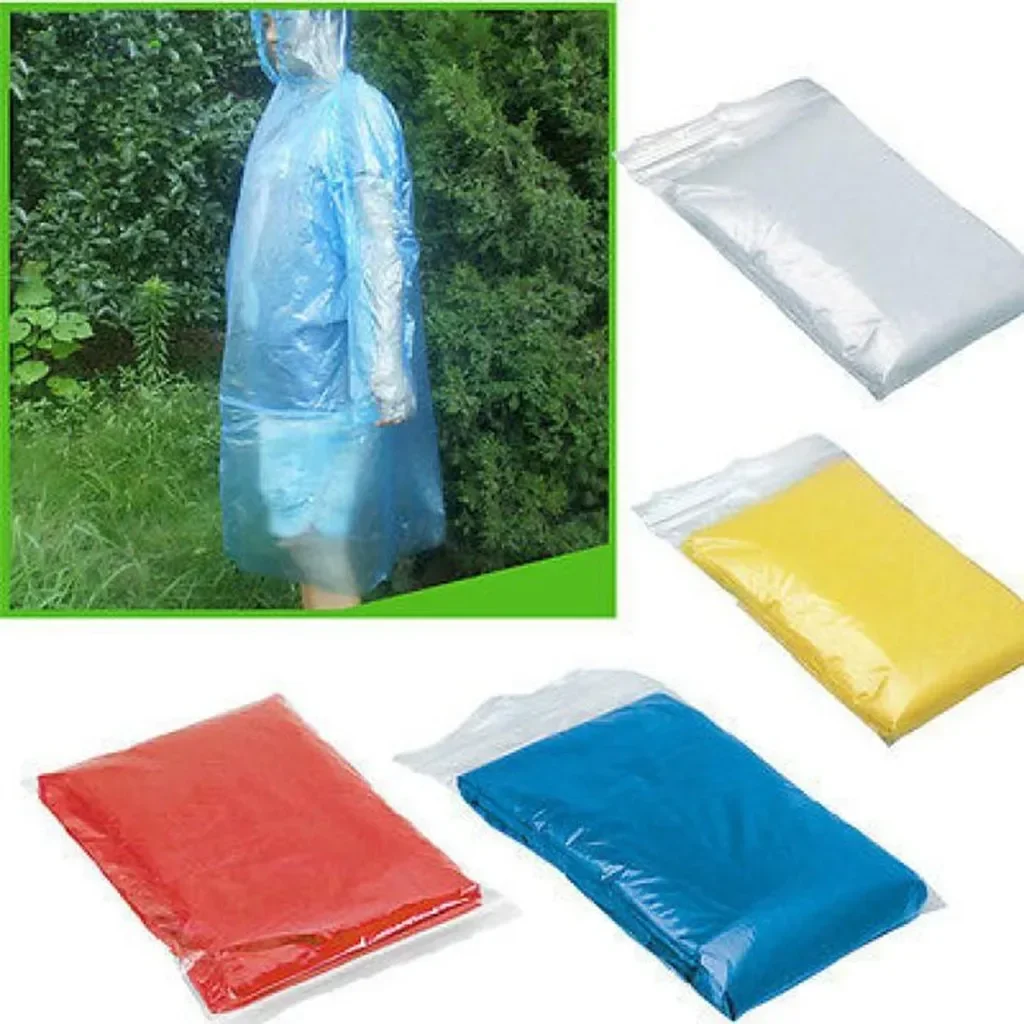 子供のための使い捨てレインコート,フード付きポンチョ,アウト - Women'S Fashion Rain Jacket のレビューと価格